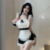 Boneca amor nova lingerie sexy tentação empregada fofa uniforme combinação terno uma geração de cabelo