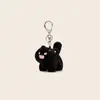 Venda quente desenho animado fofo animal de estimação de pelúcia com cabelo frito pingente de boneca rede popular acessórios para pendurar na bolsa gatinho com cabelo frito presente atacado