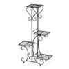 Ventas Directas de Fábrica Popular Floristería Soporte para Flores Muebles de Sala de Estar Interior Metal Nórdico de Cuatro Niveles de Pie Comercio Exterior Forjado de Hierro Soporte para Flores