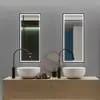 Espejo de Baño Inteligente al por Mayor, Espejo para Tocador de Baño, Espejo Inteligente LED para Baño con Marco de Aleación de Aluminio para Hotel