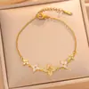 Novo Bracelete Flor Borboleta de Zircônia Estilo Francês de Luxo Leve para Mulheres, Moderno e Versátil, Joia de Design de Nicho de Alta Qualidade