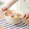 Olla Antiadherente Olla para Sopa Piedra Medicinal Gran Capacidad Doble Fondo Olla para Sopa Casera Vaporera Estofado Sartén Todo en Uno Olla para Ramen Coreano