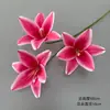 Flor de simulación rojo rosa explota sala de bodas rojo rosa flores falsas para bodas con venta al por mayor de fábrica