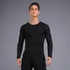 Ropa de Fitness para Hombre en Otoño e Invierno Tops Deportivos para Correr Forrados de Polar de Manga Larga Gimnasio Secado Rápido Mallas de Entrenamiento de Baloncesto