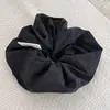 Goma para el pelo fruncida de color liso estilo coreano con un toque de alta gama, Cuerda para el pelo de colores brillantes de verano, Cuerda para coleta de pelo, Accesorio para el pelo versátil