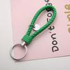 Chaveiro de Corda de Couro Trançado Chaveiro de Carro Chaveiro Pingente de Bolsa Acessórios Fabricante Atacado