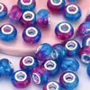 14mm cor flash fina furo grande contas redondas resina roda contas chatas diy joias feitas à mão acessórios fabricantes atacado