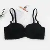 Comércio exterior em estoque sutiã de meia taça 1/2 feminino sexy de renda com aro de aço suporte superior alça de ombro ajustável removível