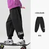 Calça Masculina Duoduo, Calça de Moletom Tricotada para Primavera e Outono, Calça Esportiva para Corrida Escolar Infantil, Calça Longa Casual para Crianças Maiores
