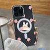 Capa de Celular Popular Estilo Ins Transfronteiriça para Apple 18 Pro, Capa Magnética Transparente Fofa e Doce para iPhone 16, Personalização no Atacado