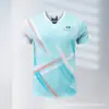 Roupa de Badminton, Manga Curta, Secagem Rápida, Respirável, Roupa Esportiva de Tênis, Mesmo Estilo para Homens, Mulheres e Crianças, Roupa Absorvente de Suor para Treino de Competição, Compra em Grupo