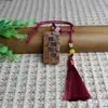 Madera de Durazno DIY Creativo Colgante de Coche de Carpa Colgante de Joyería de Madera Fabricante Suministro Venta al por Mayor Grabado de Logo