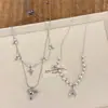 Collar Único de Saturno Multicapa con Perlas, Cadena de Clavícula de Lujo Ligero de Alta Gama, Gargantilla Versátil Dulce y Fresca Personalizada