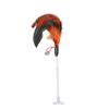 Nuevo columpio de resorte para mascotas con explosión con cascabel pluma palo para gatos ventosa resorte juguete para gatos resorte venta al por mayor