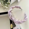 Goma para el pelo de malla con dientes, accesorio de lujo de alta gama con perlas, diadema plisada para lavarse la cara, pinza para el pelo de corona alta