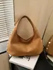 Estilo coreano de nicho transfronterizo con remaches, estilo motocicleta, bolsa tipo dumpling para mujer, 2026, nueva, gran capacidad, para el trabajo, de un solo hombro, bajo el brazo