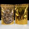 Saco Autoportante Autovedante Banhado a Ouro Yin Yang com Frutas Secas (Jujuba) e Amendoim com Furo para Pendurar Embalagem Selada com Zíper Saco para Subembalagem de Joias