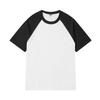 Camiseta de algodón pesado de 200 g, manga corta raglán de color a juego, moda infantil y para padres e hijos, impresa, se recomienda para hombres y mujeres