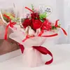 Regalo Creativo para el Día de San Valentín Clavel Flor de Jabón Artificial de Alta Gama Flor Eterna Día de la Madre Ramo Hecho a Mano Cumpleaños