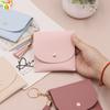 Ins Lindo Monedero de PU Monedero Portátil con Solapa para Monedas Monedero para Pantalones con Borla Soporte para Tarjeta de Identificación Antiperdida Almacenamiento Soporte para Tarjetas