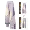 Pantalones Cargo Deportivos Gruesos Desmontables con Forro de Polar para Mujer Scarecrow Morado Nuevo Otoño 2026