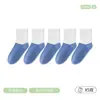 Calcetines infantiles de color liso, calcetines para bebé, esenciales para la vuelta al cole, calcetines deportivos para el período de crecimiento, estilo largo, diseño sin costuras, resistentes a la suciedad, calcetines blancos