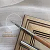 Livro Vermelho Pequeno com caneta de pintura profissional conjunto completo de nogueira pincel de traço de alta qualidade para gradiente ferramentas para nail art de vinheta