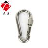 Hebilla de seguridad galvanizada con gancho de resorte, tipo calabaza, para montañismo, venta al por mayor.