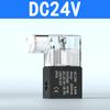 Bobina de válvula solenoide 24V válvula de controle pneumático reversora AC220V/2V025-08/DC24V/12V cabeça de válvula com lâmpada
