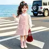 Vestido de Niña Otoño 2026 Nuevo Elegante Estilo Pequeña Chanel Vestido de Princesa Conjunto de Vestido para Bebé Niña Otoño