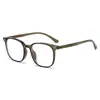 Nuevas gafas cuadradas estilo ins coreano para hombre, decoradas con tachuelas, monturas de gafas de moda únicas y modernas, gafas artísticas sin graduación