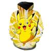 Sudadera con capucha para hombre con estampado 3D de Pikachu, elfo de dibujos animados, entrega de una pieza, comercio electrónico transfronterizo