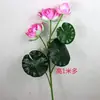 Flores de lótus artificiais, folhas de lótus e decorações falsas para lago, incluindo nenúfares de plástico e lagos de peixes, para oferendas budistas, com frete grátis