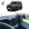 Adequado para Toyota Land Cruiser FJ 26ª geração, usado para decorar as molduras das saídas de ar em ambos os lados do painel da consola central