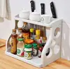 Estante Organizador de Utensilios de Cocina, Extraíble y Sin Instalación, Estante Organizador de Cuchillos Multicolor, Estante Organizador de Botellas de Condimentos