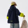 Chaqueta de senderismo para niños con bloques de color de otoño 2026 Nueva chaqueta de trabajo cortavientos deportiva de otoño para niños