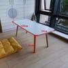 Mesa de ventana salediza nórdica con tatami, mesa de centro pequeña, mesa de piso con alféizar de ventana simple, mesa pequeña de estilo japonés, mesa de alquiler para maquillaje de casa