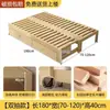 Cama sofá de madera maciza cama extraíble cama plegable multifuncional cama tatami cama sofá cama de uso dual integrado cama retráctil otro