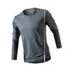 Camiseta de Manga Larga de Seda de Hielo para Hombre en Verano, Malla Holgada, Transpirable, de Secado Rápido, Protección Solar, Top Climatizado, Capa Base para Exteriores, Estilo Delgado