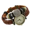 Atacado e varejo pulseira de relógio popular punk novo de couro de boi moda masculina e feminina vendas diretas da fábrica grande favoravelmente