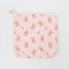 Toalha de Bebê de Gaze Crepe Seis Camadas Lenço Estampado 100% Algodão Toalha de Rosto Fivela Pendurável Infantil Toalha Quadrada Pequena Absorvente Atacado