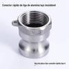 Conector Rápido de Mangueira Metálica Tipo A Tipo D com Rosca Interna de Aço Inoxidável Spot GB/T16693