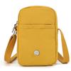 Bolsa de Ombro Feminina 2025 Primavera Nova Grande Capacidade Bolsa para Celular Tecido de Nylon Leve Bolsa Pequena Urbana Simples Transversal