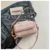 Bolsa de ombro feminina fofa estilo coreano 2026, design de nicho, bolsa transversal estilosa, bolsa para o dia a dia, bolsa quadrada pequena da moda