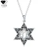 Knn-1042 Colar de Estrela de Seis Pontas de Alta Qualidade Feminino Kamaniqi Comércio Eletrônico Transfronteiriço Pingente Design Personalizado Corrente da Clavícula