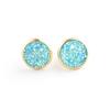 Aretes Gymnus de 10 mm acero inoxidable chapado en oro real racimo de cristal mineral aretes Gymnus AliExpress Amazon