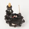 Yushan Backflow Incense Caster Lotus Pisces Ornamentos criativos Backflow Sandalwood Ailwood Ornamentos domésticos para ambientes internos Torre Incense Caster