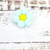 Decoração de Bolo de Aniversário Plug-in Flor Pom Pom Bola de Cabelo Buquê Cartão Criativo DIY Decoração de Menina