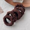 Novo elástico de cabelo grosso para rabo de cavalo alto, ideal para outono e inverno. Não danifica os fios. Elástico de cabelo feminino, altamente elástico e durável, sem costura.