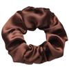 Anillo Retro Estilo Ins de Satén de Seda Anillo de Salchicha Gorda Francés Europeo y Americano Anillo para el Cabello de Intestino Grueso Grande Cuerda para el Cabello Tamaño Grande Accesorios para el Cabello de Color Sólido para Mujer